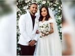 Punjab Kings' West Indian batsman Nicholas Pooran gets married with fiancé Alyssa Miguel
