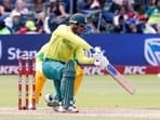 FILE PHOTO: South Africa's Quinton de Kock in action.