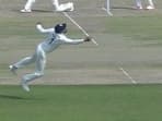 KL Rahul takes a stunning catch